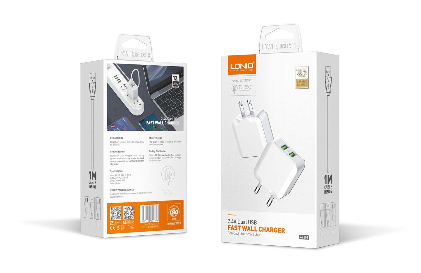 Ldnio 2.4A dual USB
