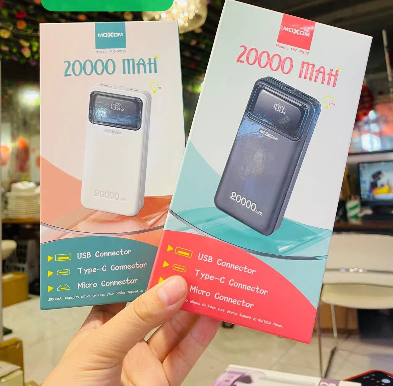 MOXOM Power bank 20000mAH MX-PB99