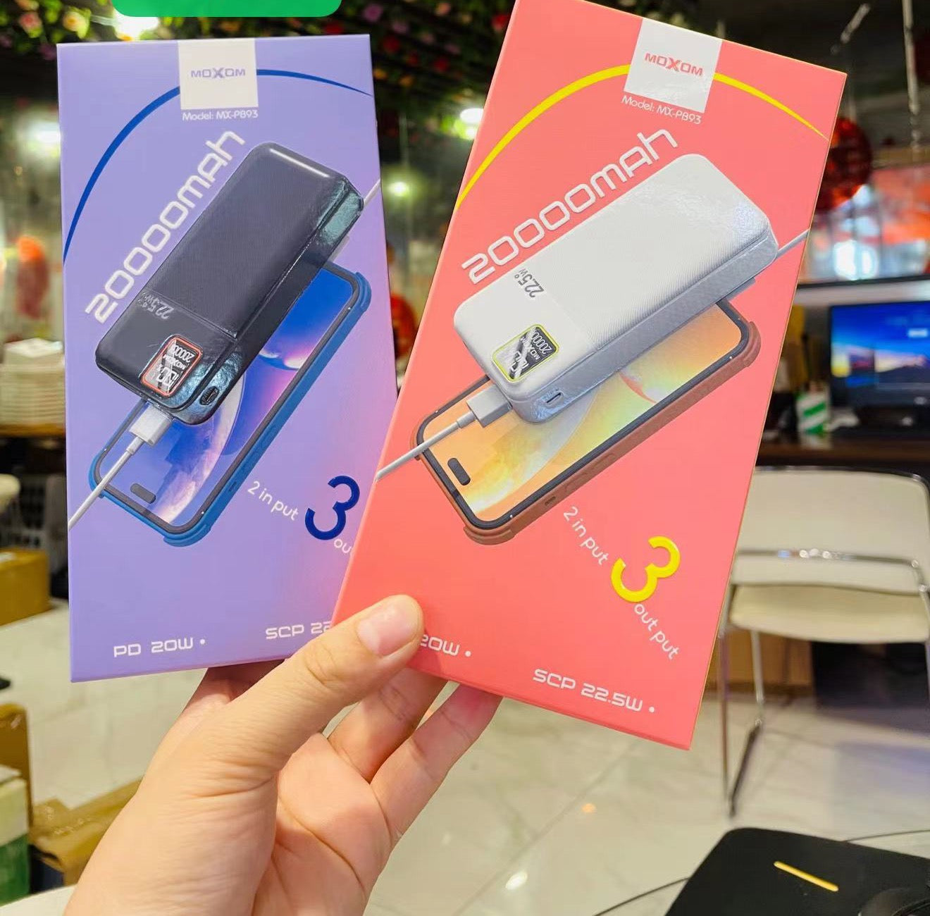 MOXOM Power bank 20000mAH MX-PB93