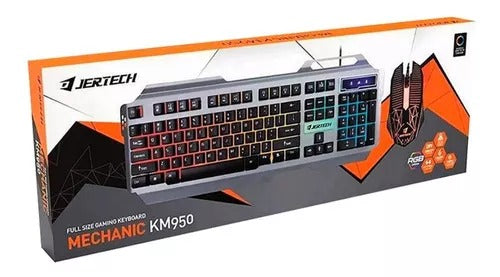 Jertech Gaming Keyboard&Mouse Mechanics KM950