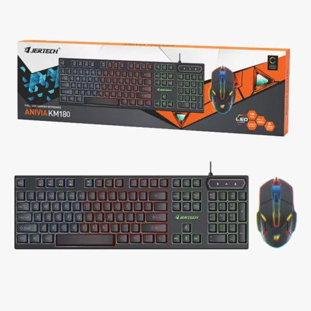 Jertech Gaming Keyboard&mouse Anivia KM180