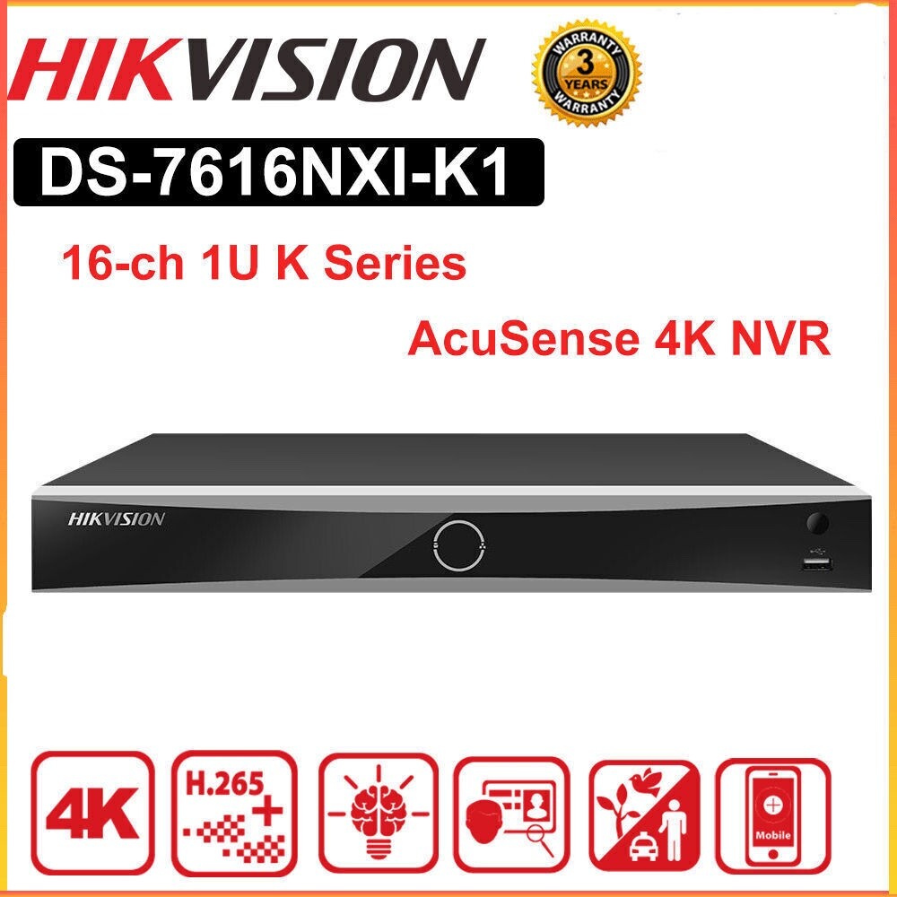 HIKVISION DS - 7616NXI - K1/12MP NVR