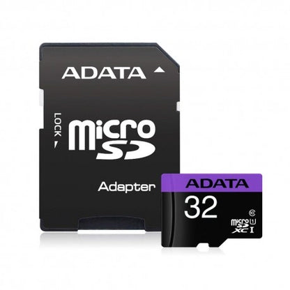 ADATA 32GB microSDHC card with adapter