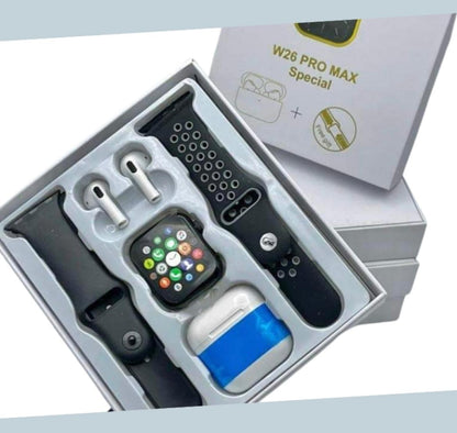 W26 Watch+airpod package (خصم خاص)