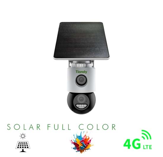 Tiandy 4G PT solar TC-H363U Spec:W/4G/U/SE/4mm/V4