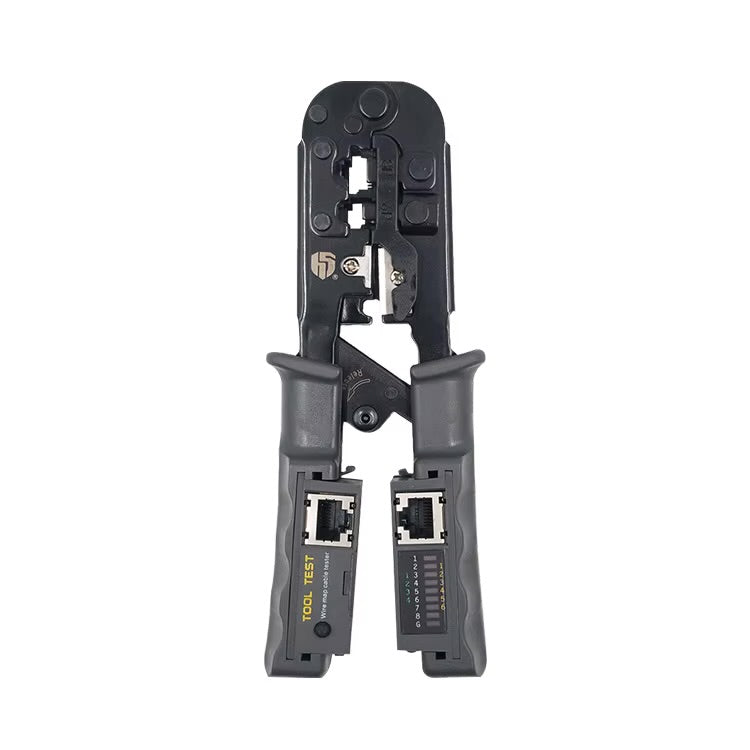 The crimping and cable testing (كماشه كبس كابلات الشبكة  مع جهاز فحص مدمج)