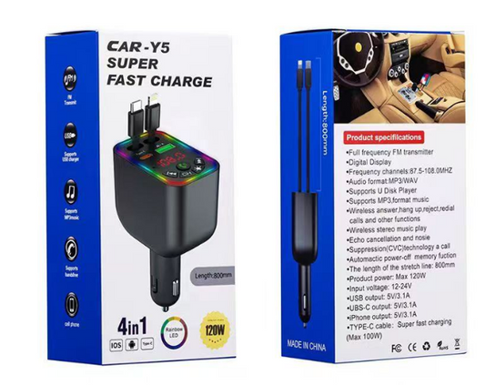 Car Charger 4in1 Y5
