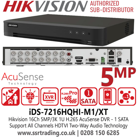 HIKVISION DVR DS-7216HQHI-M1 16 PORT 3K