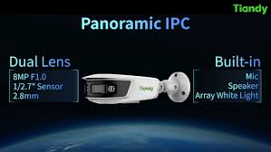 Tiandy Bullet Camera 8MP Fixed Panoramic TC-C382V