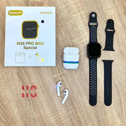 W26 Watch+airpod package (خصم خاص)